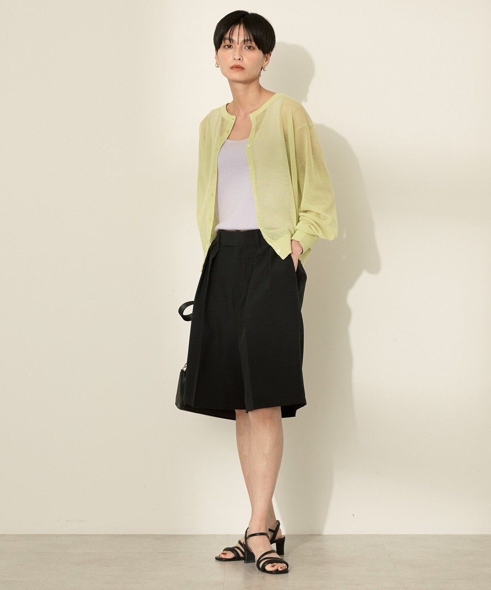 AMERICAN HOLIC シアークルーネックニットカーディガン 