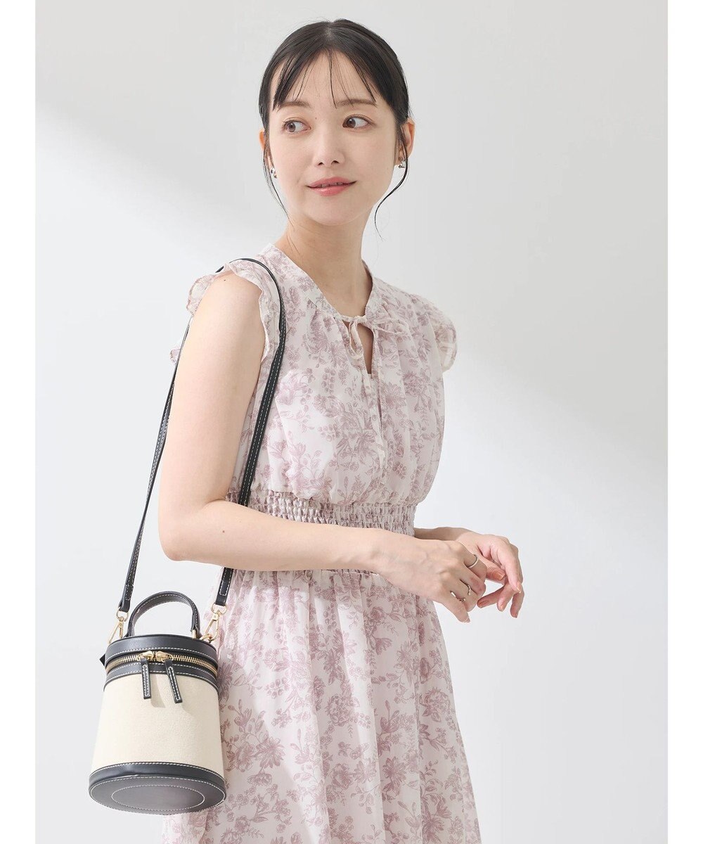 earth music&ecology ノースリ花柄ワンピース 