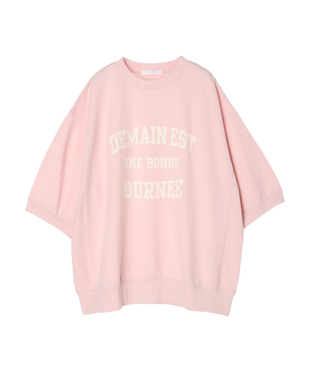 Green Parks ７分袖ロゴ裏毛プルオーバー 