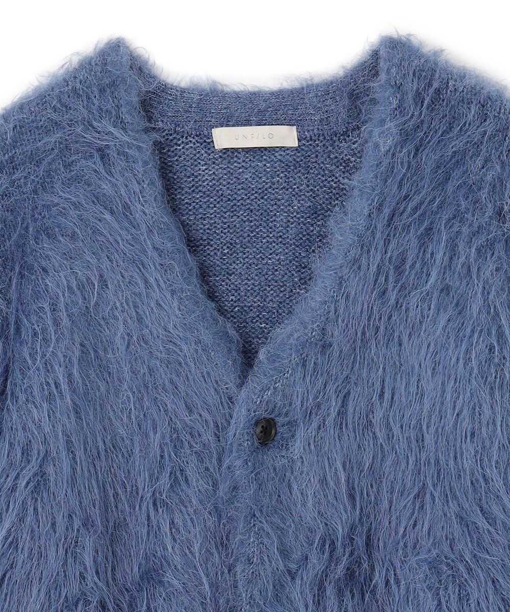 UNFILO MENS 【男女兼用】シャギーニット カーディガン 