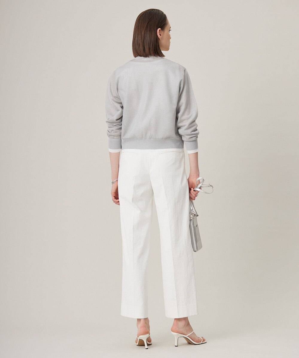 ICB 【洗える】 シアーレイヤードカーディガン 