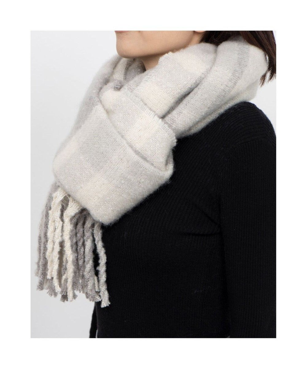 UNBILLION カシュネ cache nez / リサイクルポリニュートラルカラーチェックストール 