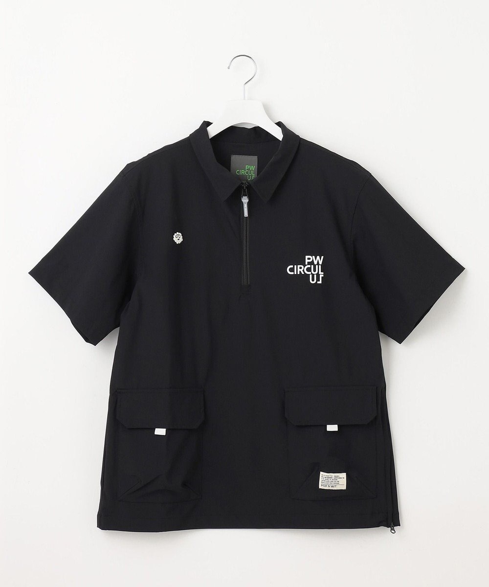 PW CIRCULUS 【機能性素材 TM ICE 使用】【MEN】ハーフジップ シャツ 