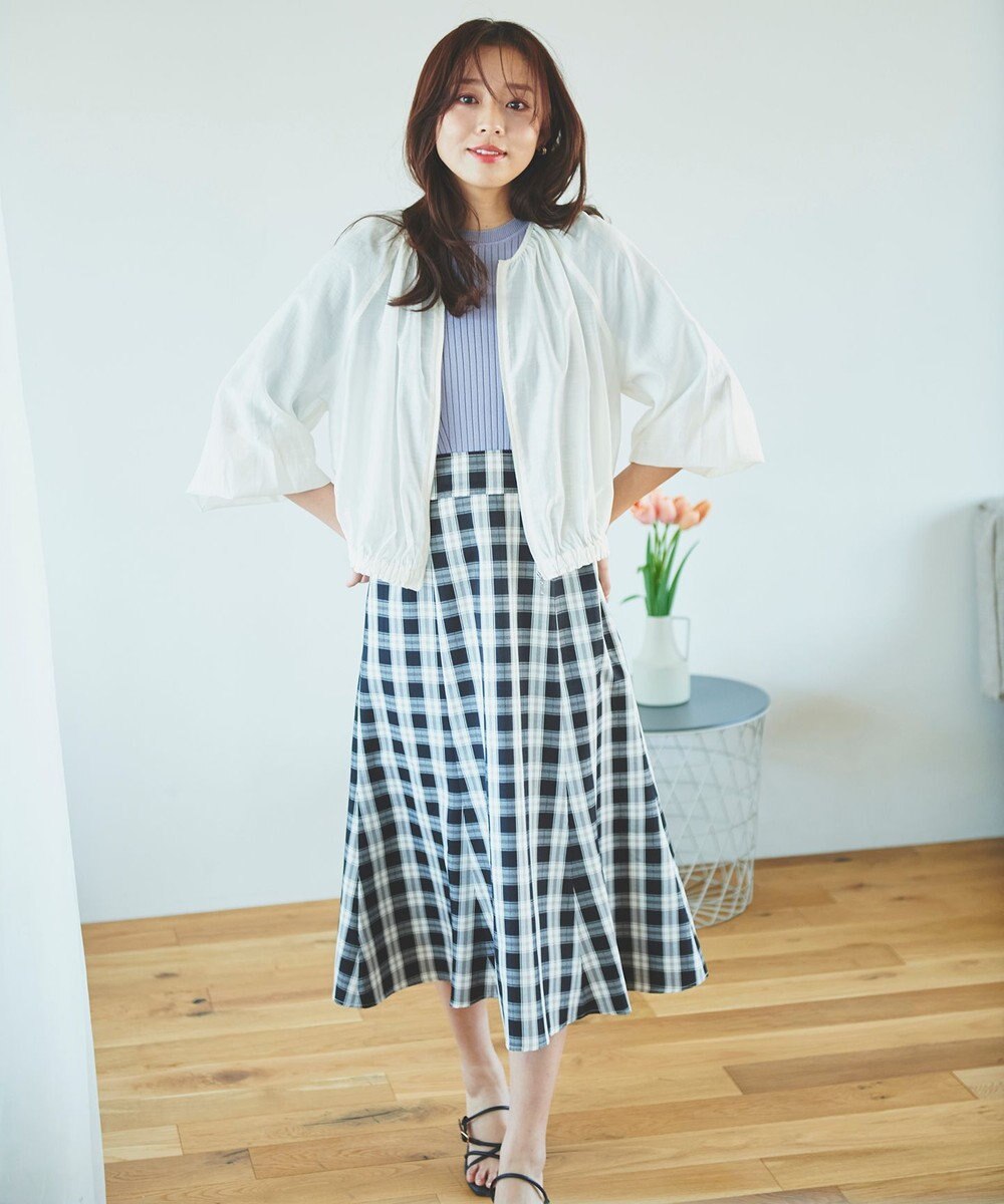 Feroux 【洗える】シアー ブルゾン 