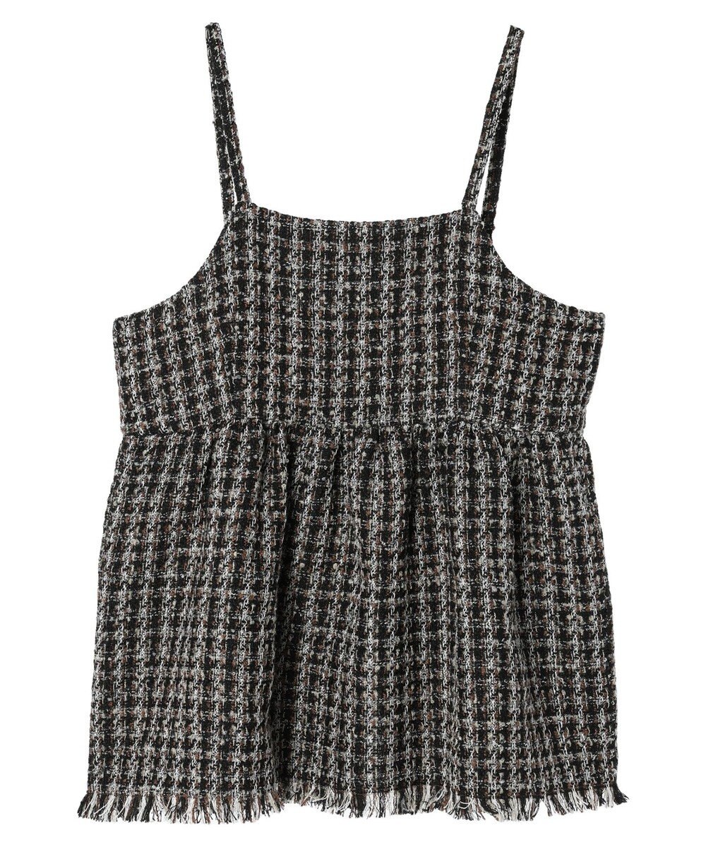 Green Parks ・ＥＬＥＮＣＡＲＥ　ＤＵＥ　ツイードバックリボンキャミ 