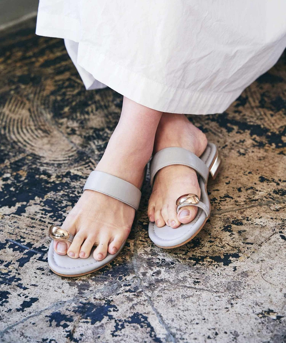 JVAM 早急 ウェッジソールサンダル ベージュ37サイズ 