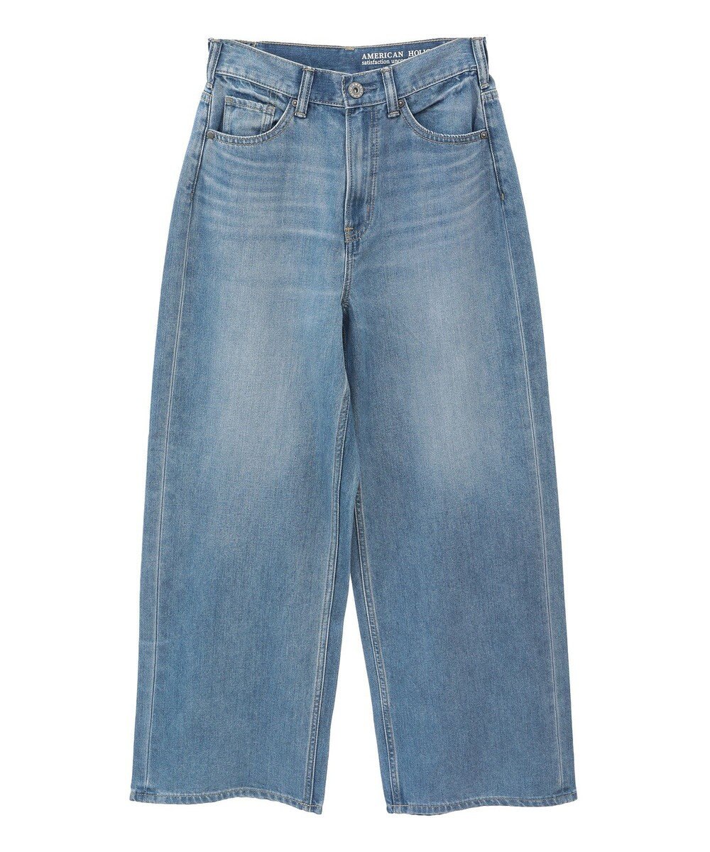 AMERICAN HOLIC 【接触冷感】ワイドデニム 