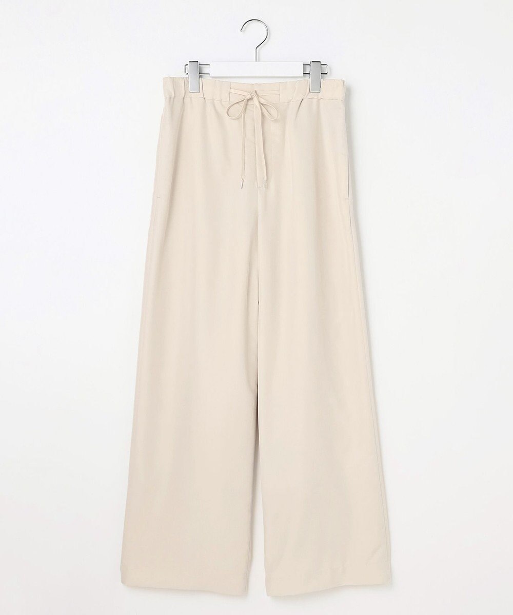 J.PRESS LADIES ピーチポプリン ワイド パンツ 