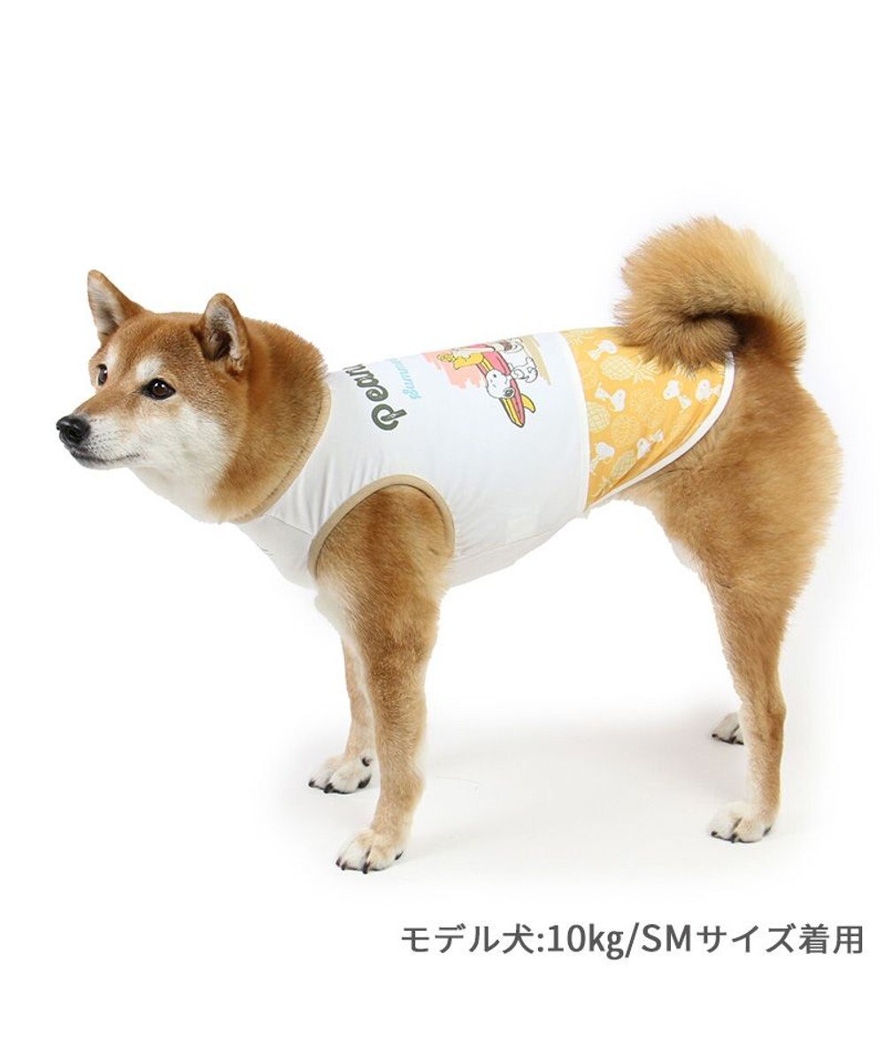 PET PARADISE スヌーピー エコメイド 天竺 タンクトップ 《ビーチ柄 》 中型犬 大型犬 