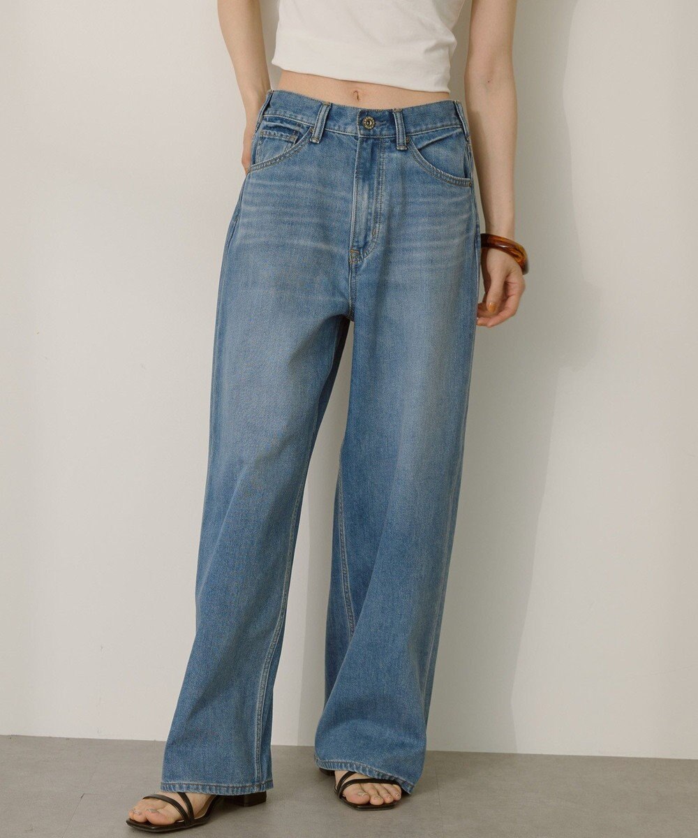 AMERICAN HOLIC 【接触冷感】ワイドデニム 