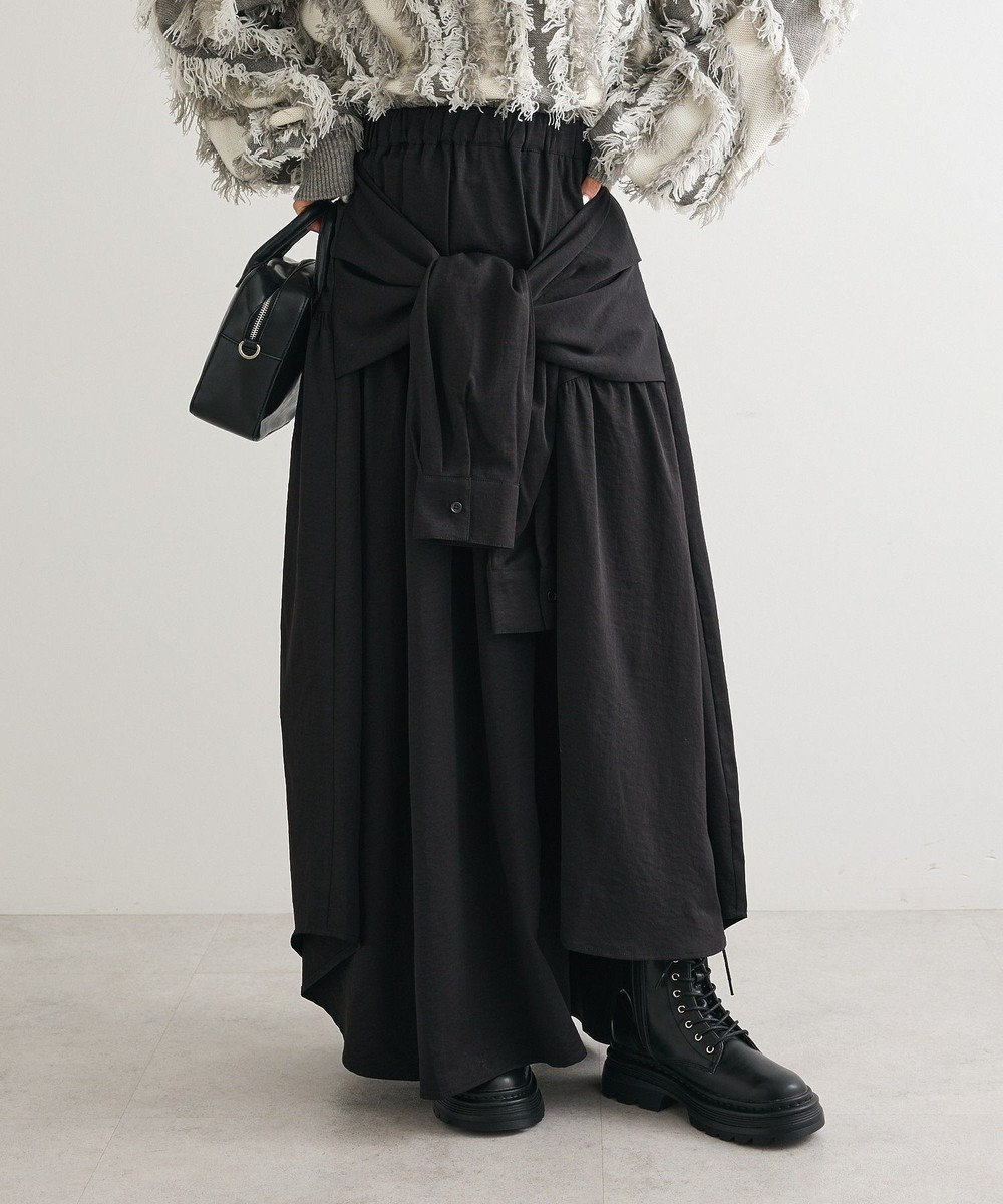 Green Parks ・ＥＬＥＮＣＡＲＥ　ＤＵＥ　袖付デザインスカート 