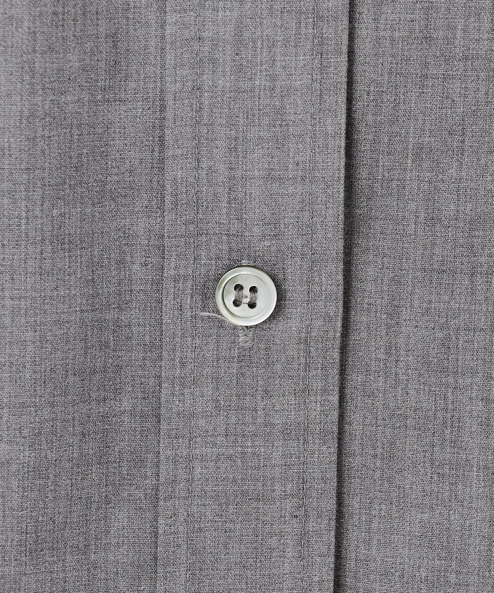 23区 【SLOW/一部店舗限定】ライトタンブラータフタ バックボタン シャツ 