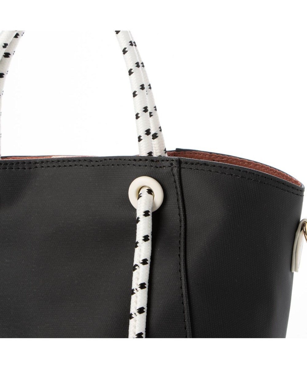 UNBILLION カシュカシュ cachecache / コーティングキャンバスロープハンドルトート 