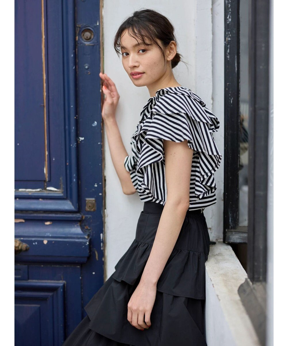 Green Parks ・ＳＵＧＡＲ　ＳＰＯＯＮ　ラッフルレイヤードＴシャツ 