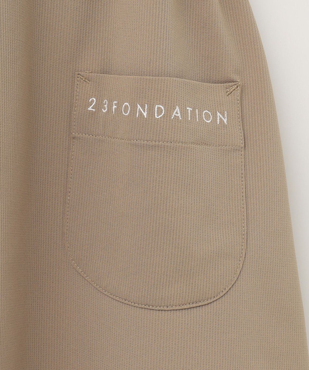 23区GOLF 2WAY着用可能【23Fondation/WOMEN】衿付き シャツワンピース 