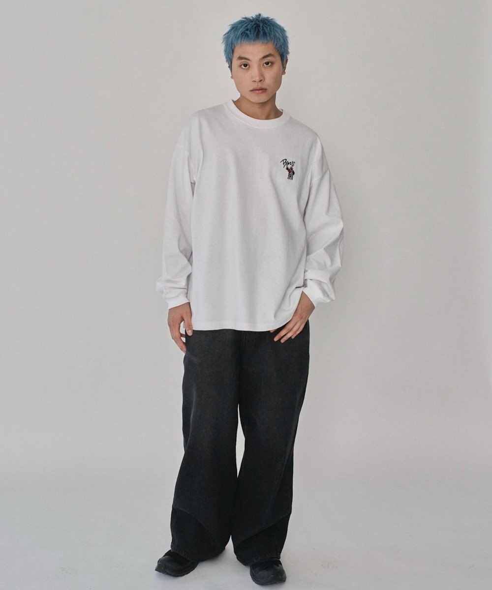 WEGO 【ユニセックス着用ITEM】別注BENDAVISワンポイントT（LS） 