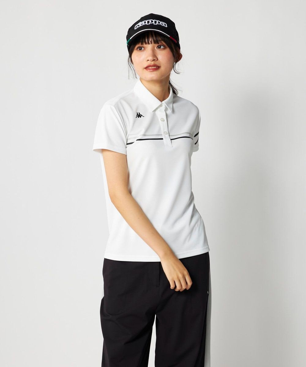 FILA GOLF／marie claire 【Kappa】切り替え半袖ポロシャツ 
