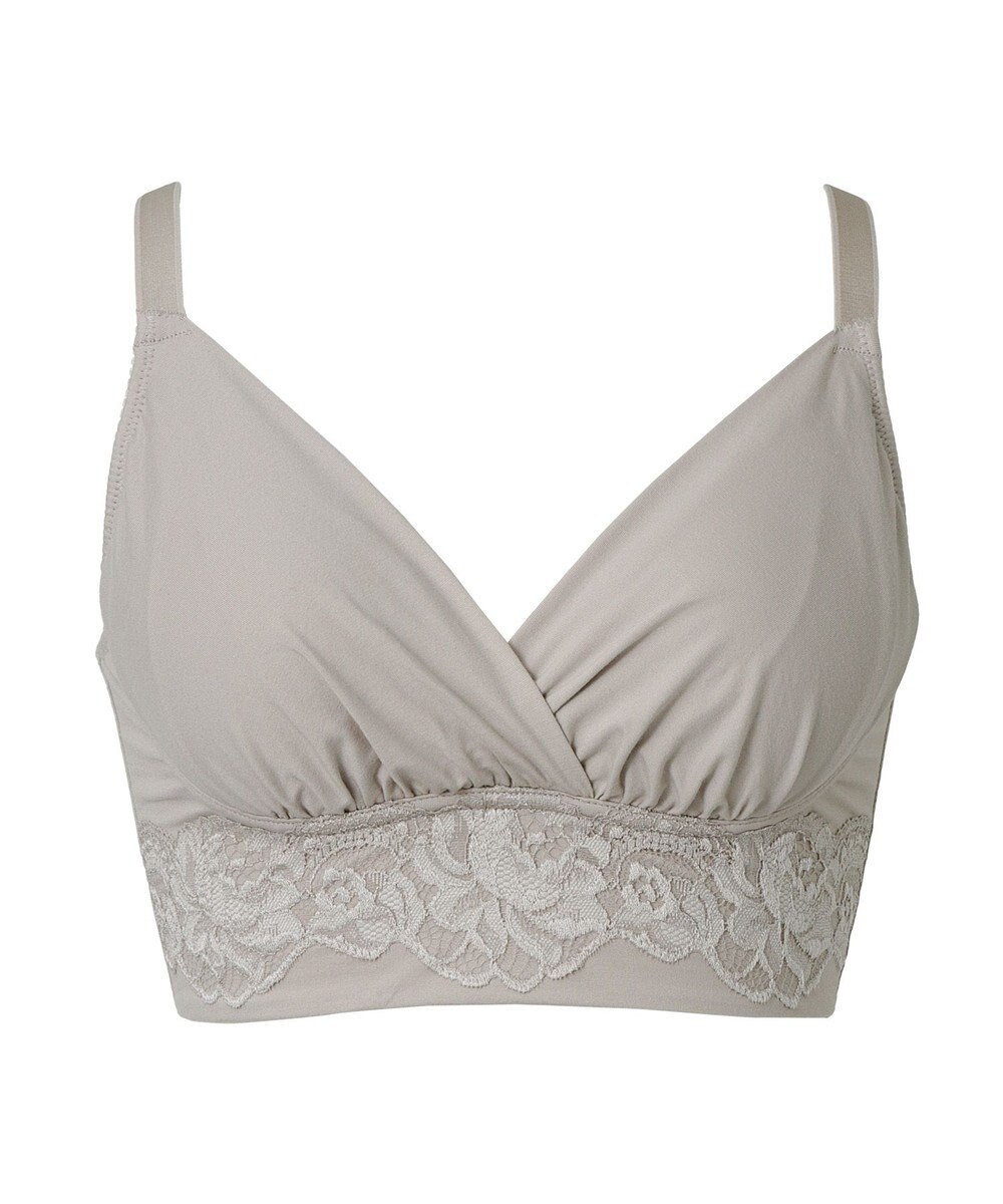 BRADELIS New York 【BRADELIS NewYork peace】ハイブリッドハートカップブラ23 締め付け感の少ないノンワイヤー補整ブラ 補正 