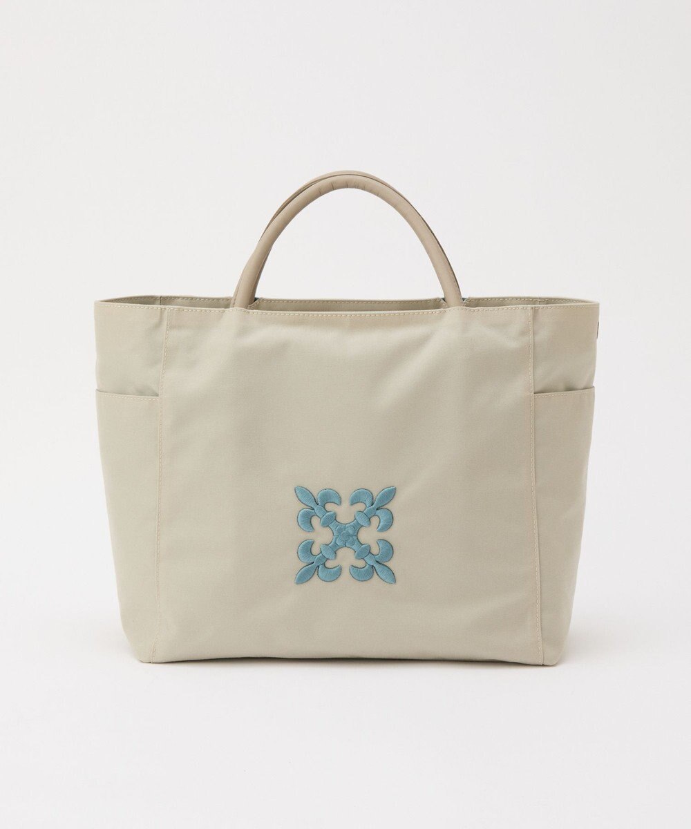 russet 【モノグラム刺繍】コーデュラナイロントートバッグ（CE-1776） 