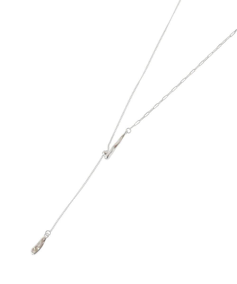 YECCA VECCA ドロップパーツスライドY字ネックレス 