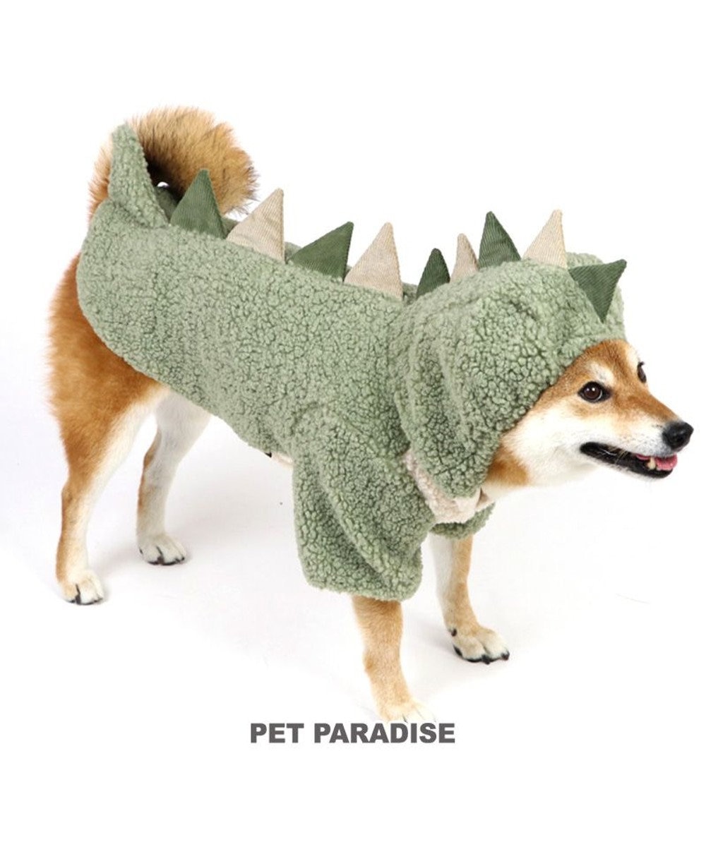 犬 服 パーカー 【中型犬】 恐竜 もこもこ / PET PARADISE