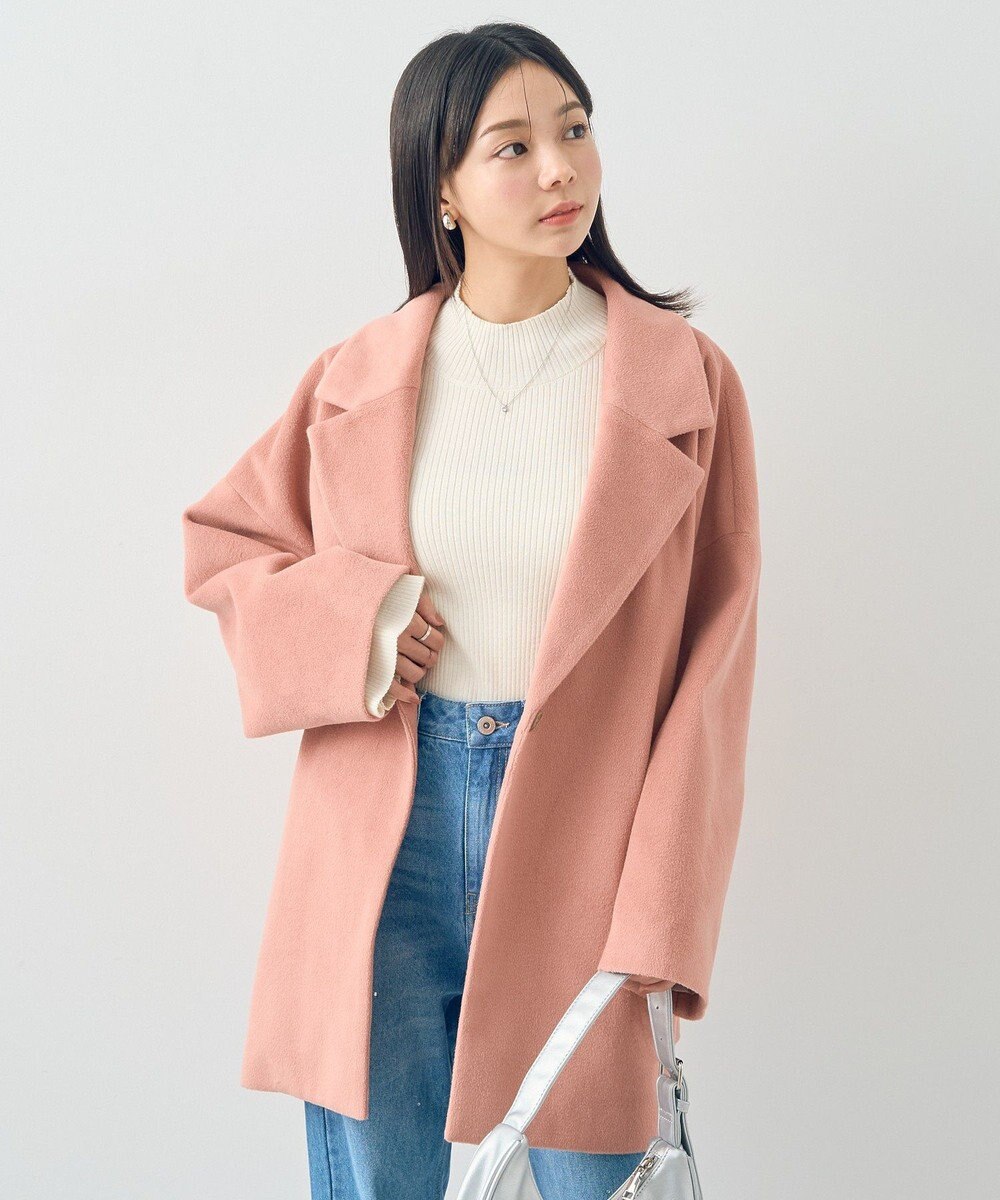 earth music&ecology オーバーテーラードジャケット　シャギー 