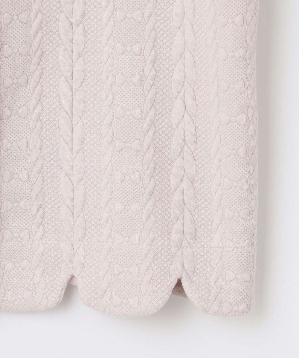 ANY KIDS ふくれ ジャガード カーディガン 