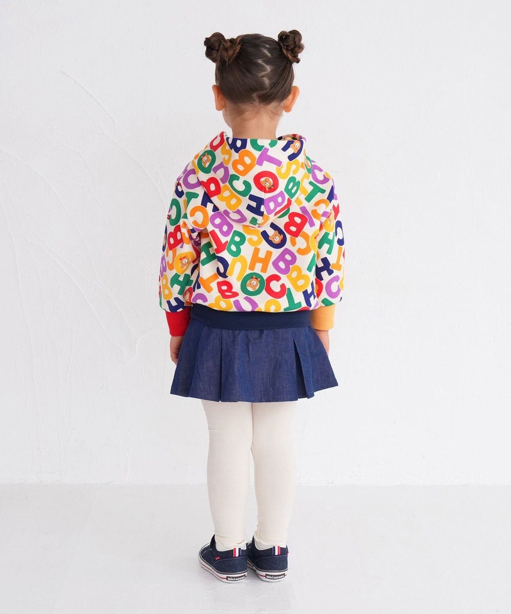 MIKI HOUSE HOT BISCUITS 【80-120cm】 デニム スカート付きパンツ 