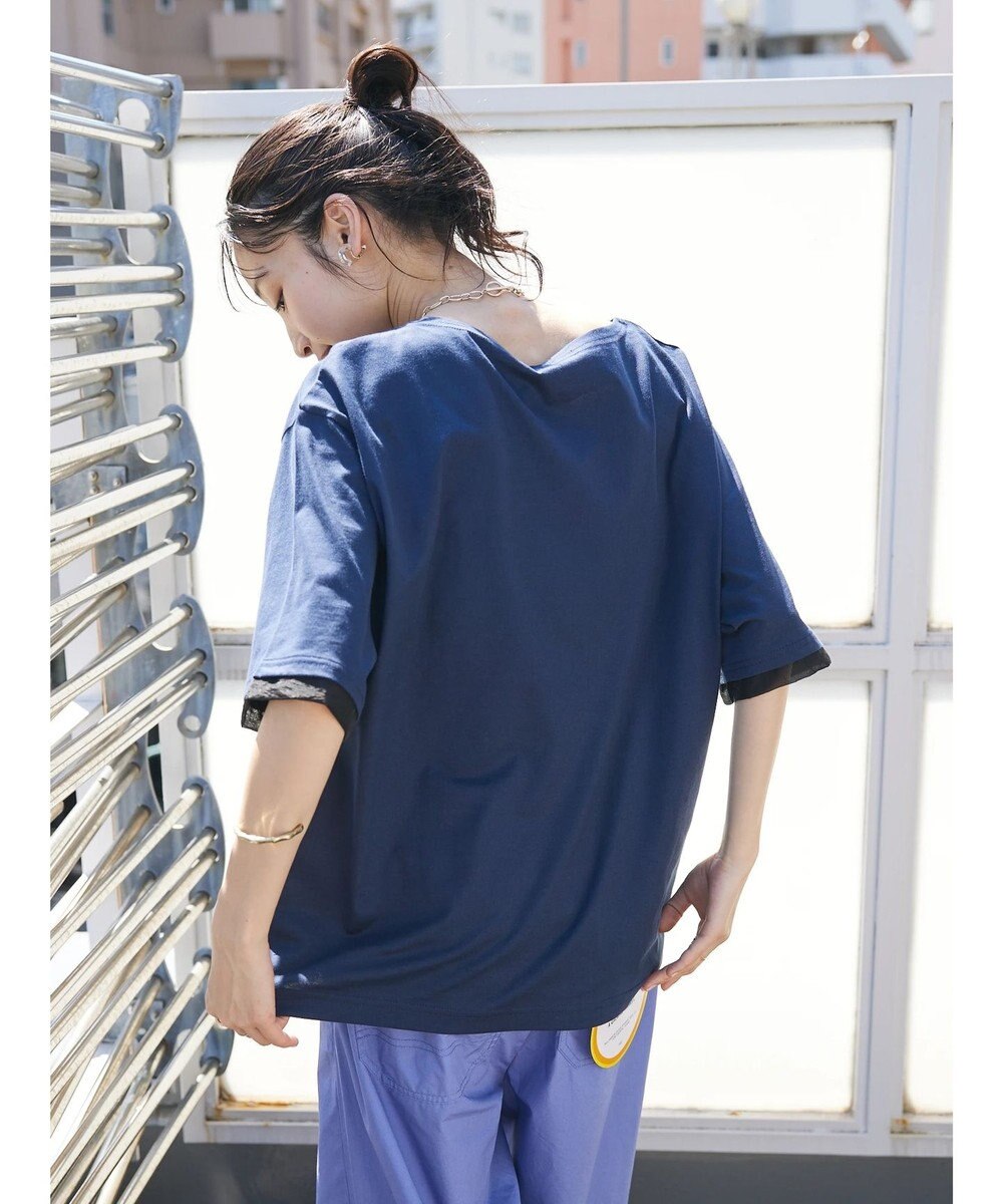 CRAFT STANDARD BOUTIQUE 【ＵＶカット】布帛切り替えプルオーバー 