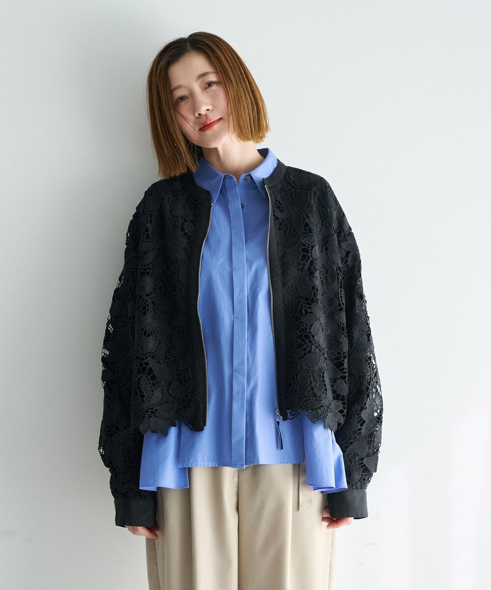 YECCA VECCA レースブルゾン 