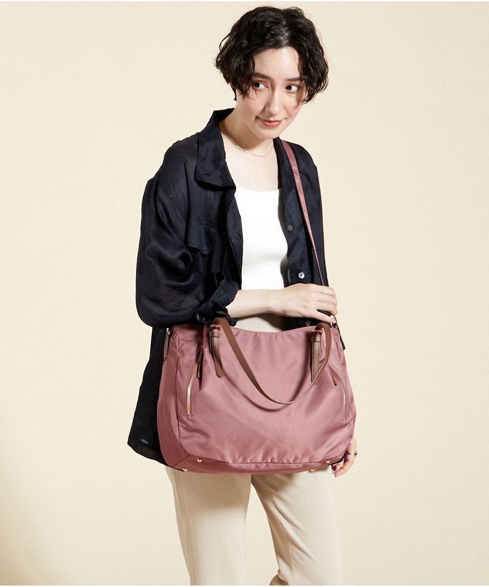 LA BAGAGERIE 【MONICA】ナイロン2WAYトートバッグ Mサイズ 