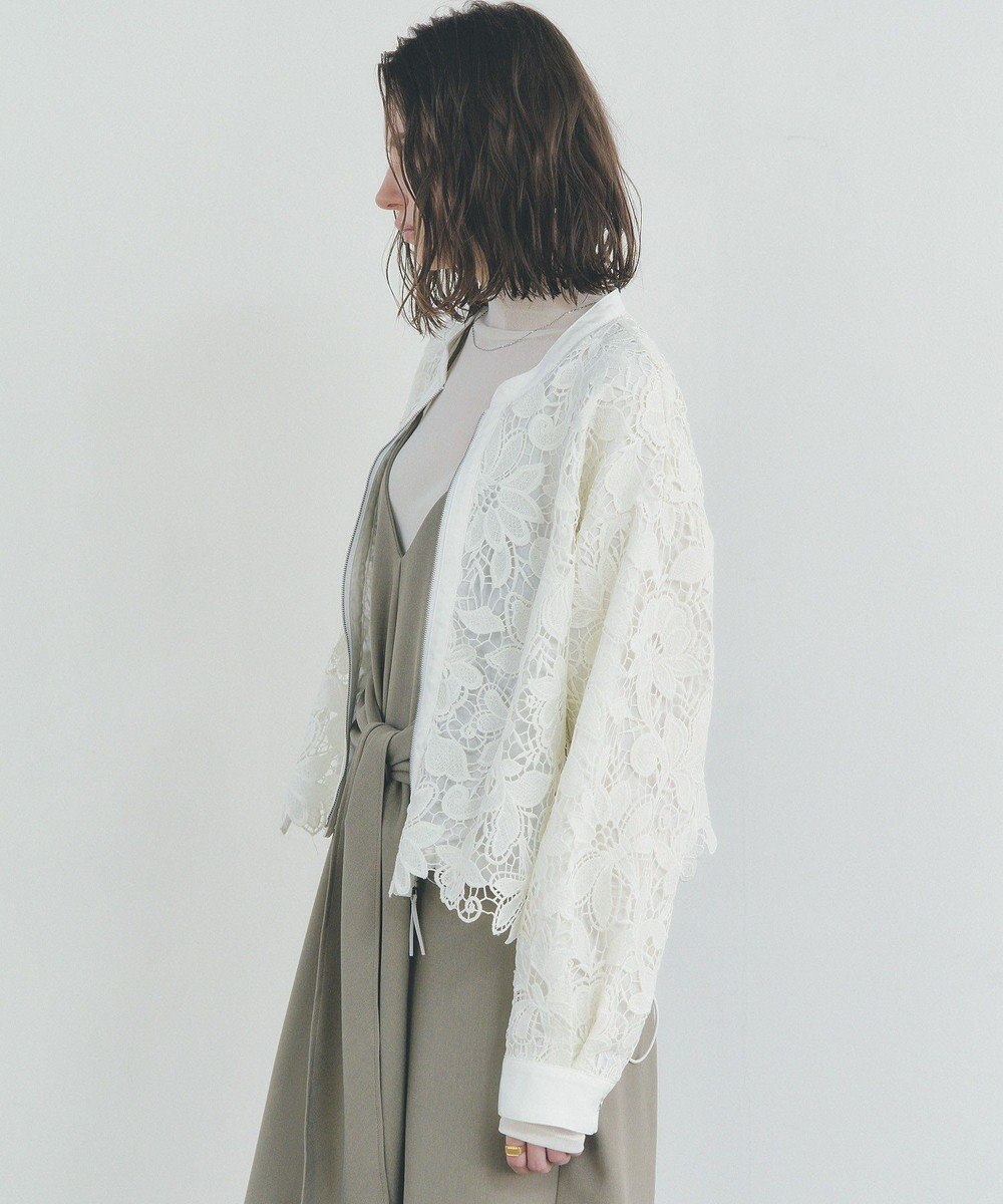 YECCA VECCA レースブルゾン 