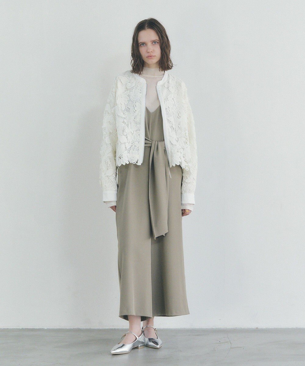 YECCA VECCA レースブルゾン 