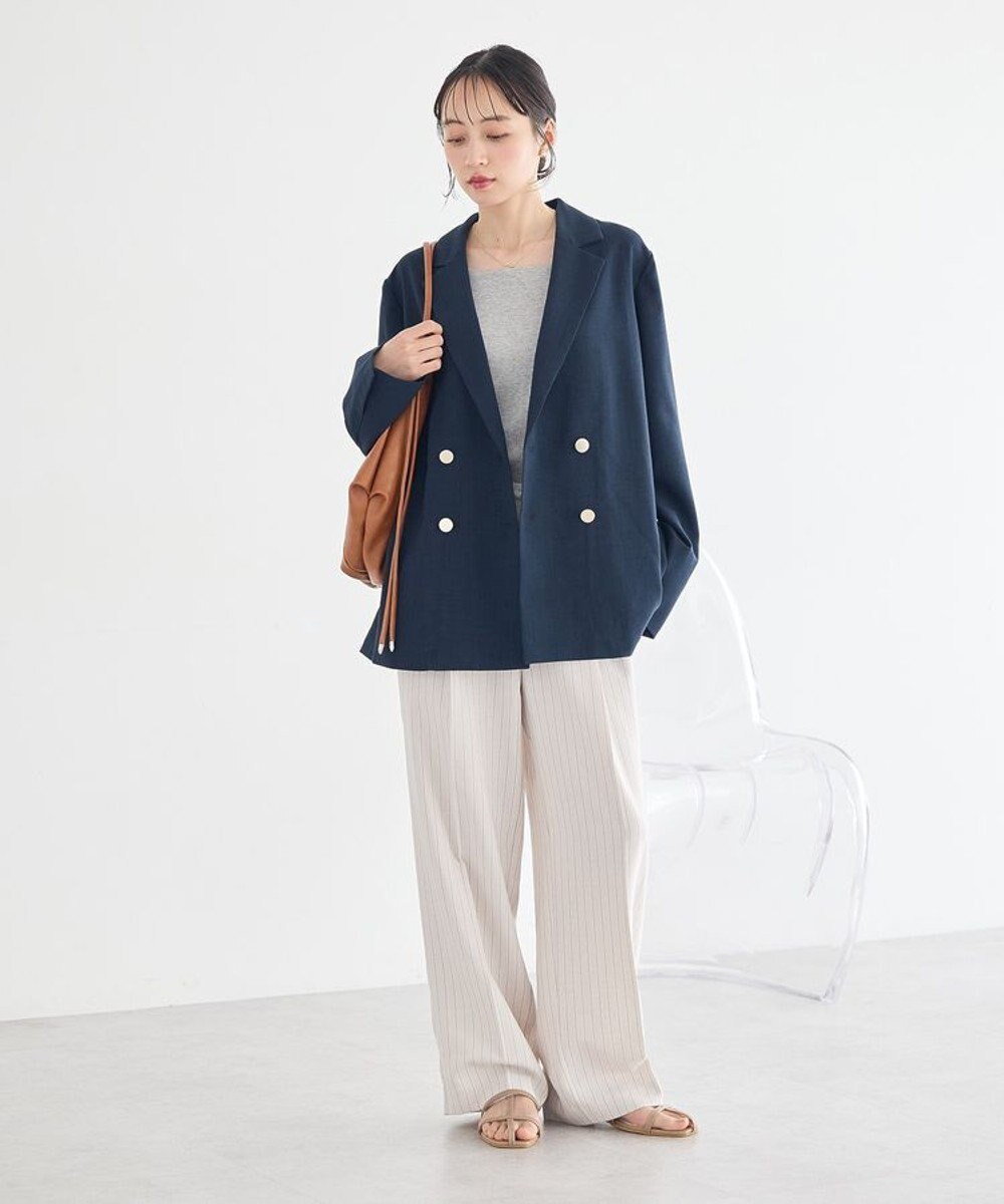 earth music&ecology 【セットアップ対応】アソート金ボタンジャケット 