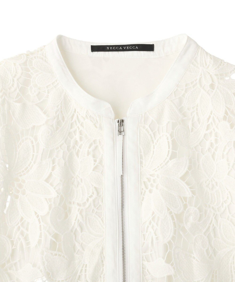 YECCA VECCA レースブルゾン 