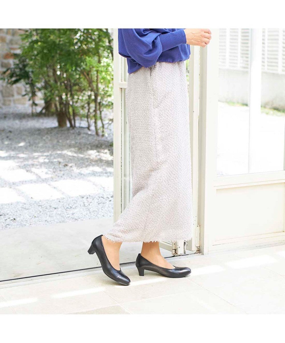 ing <ing>【WEB限定】ブラックプレーンパンプス 