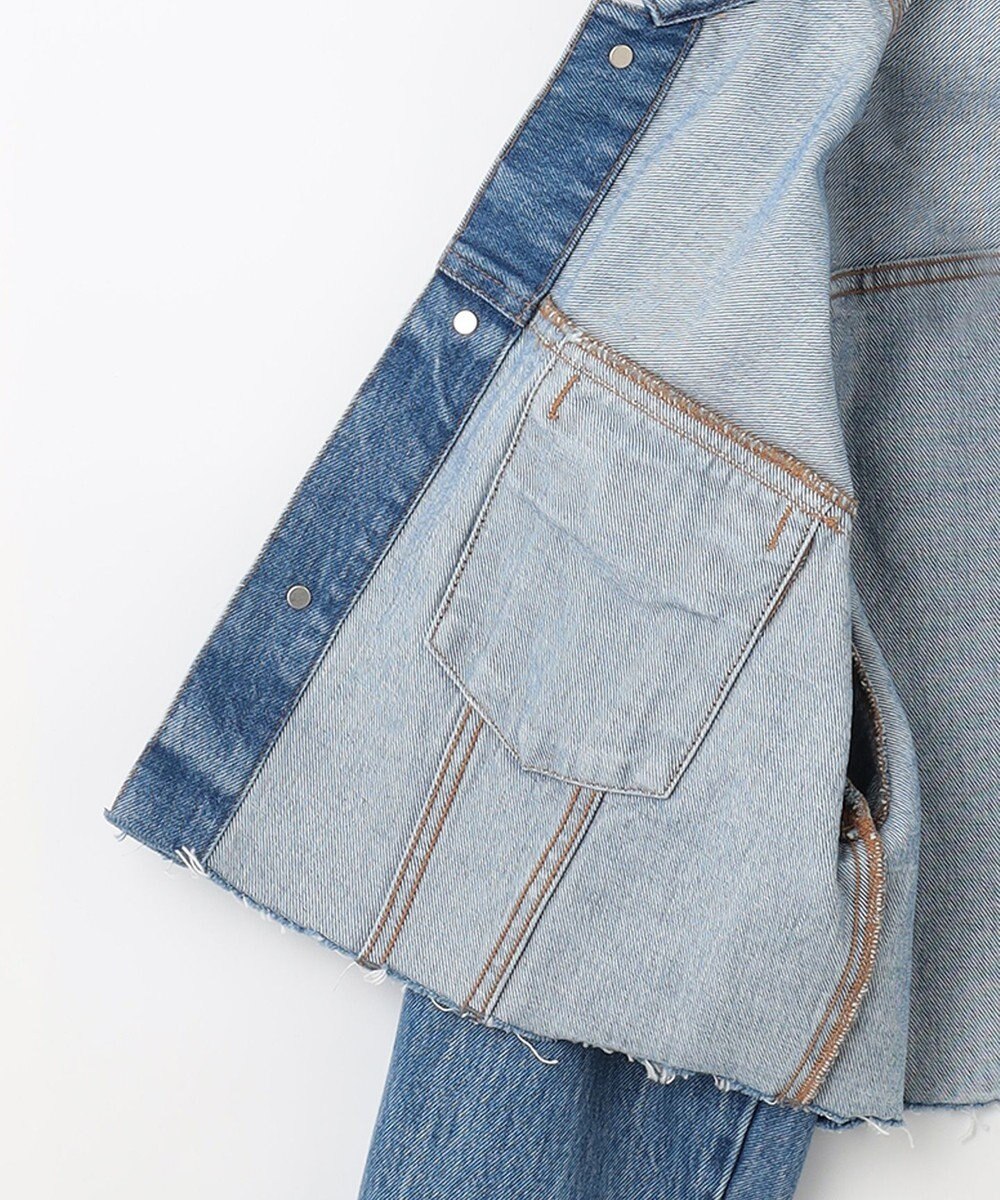 NAVE 【Nave　洗える】クロップド デニムジャケット 