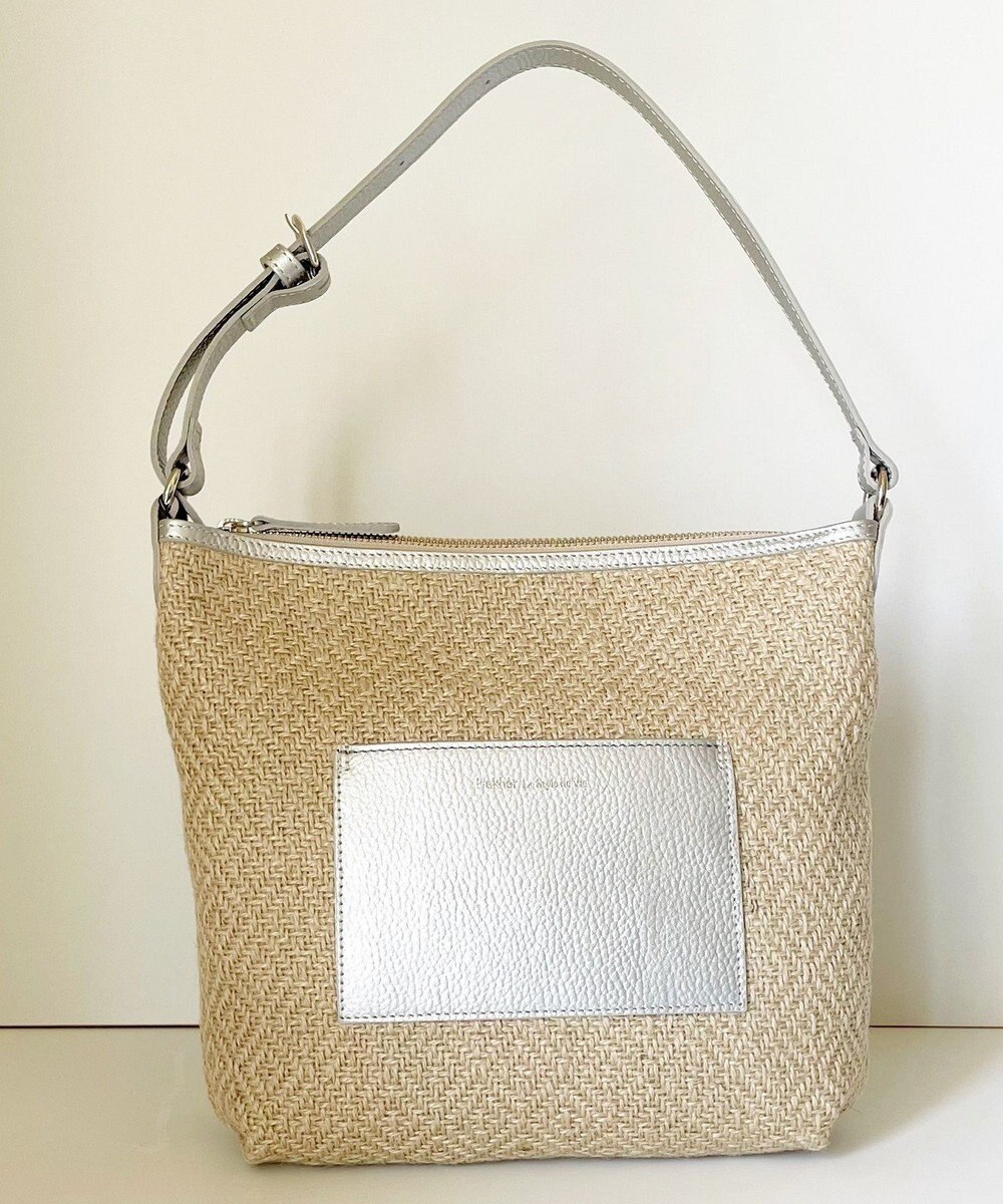 Hekhèr Le Style de Vie 【日本製 / 3WAY】ジュート×牛革 ショルダーバッグmedium 