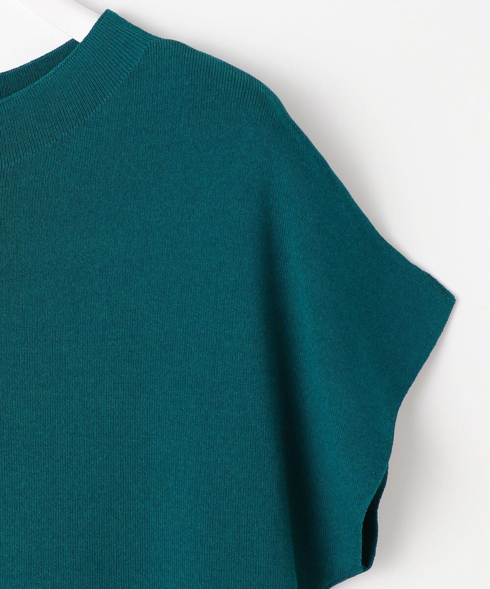 ANY SIS 【洗える】ボトルネックフレンチスリーブ ニットT 