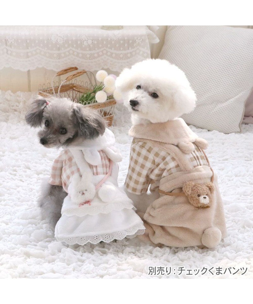 PET PARADISE ペットパラダイス チェック うさぎ スカート 小型犬 