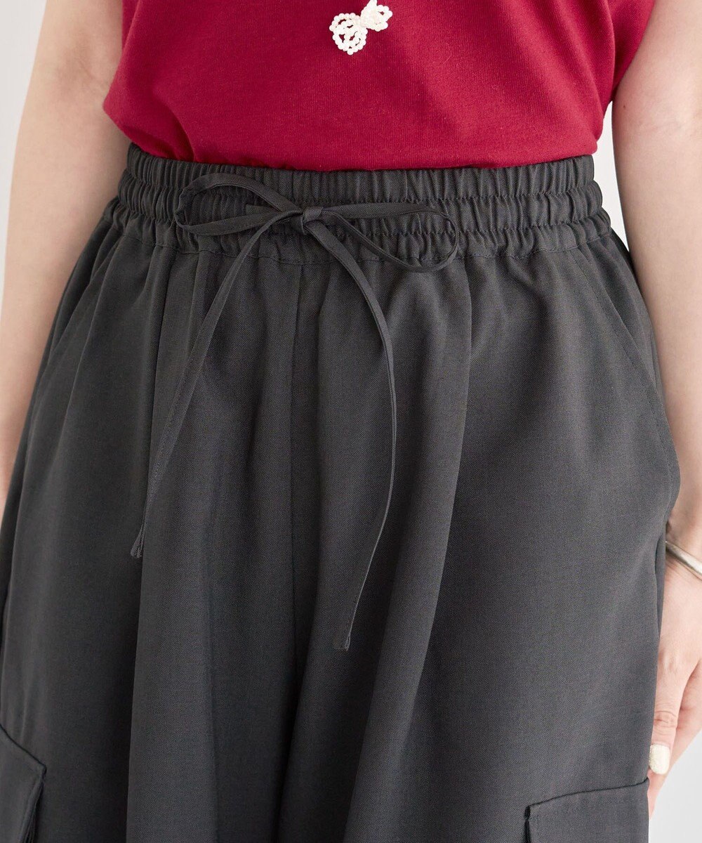 Green Parks 麻調ミリタリーカーゴパンツ 