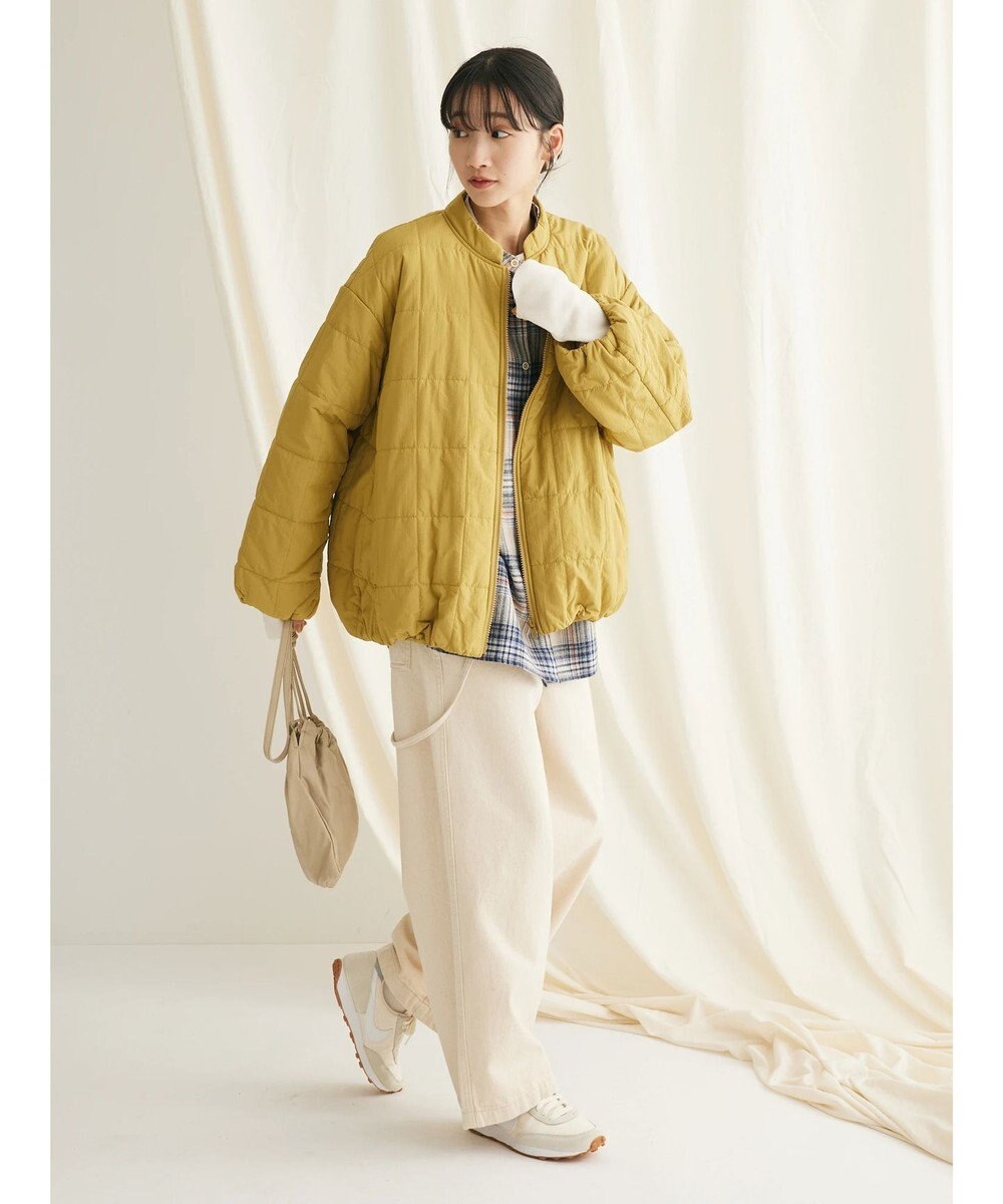 CRAFT STANDARD BOUTIQUE 蓄熱 スクエアキルトブルゾン 