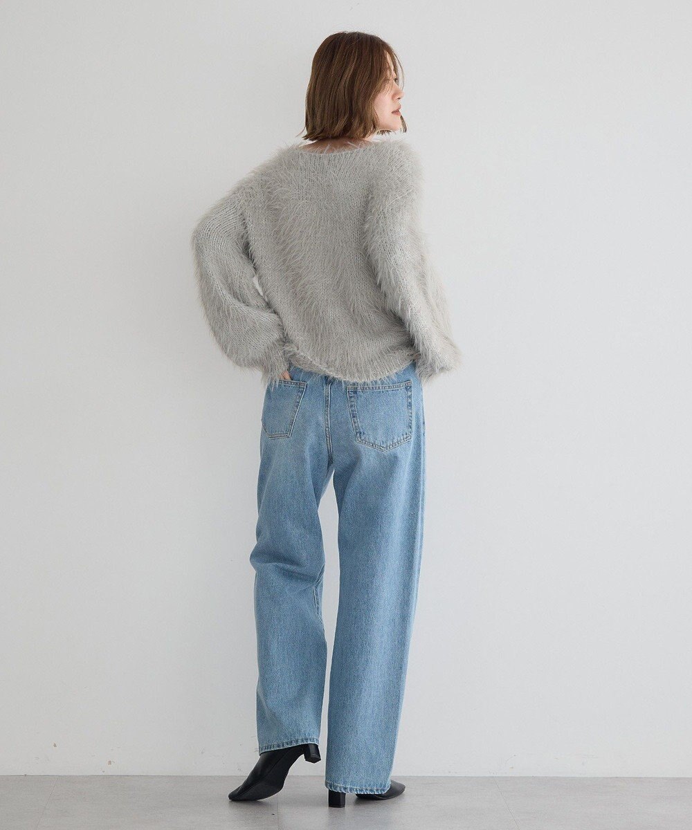 YECCA VECCA フェザーMIXロービングニット 