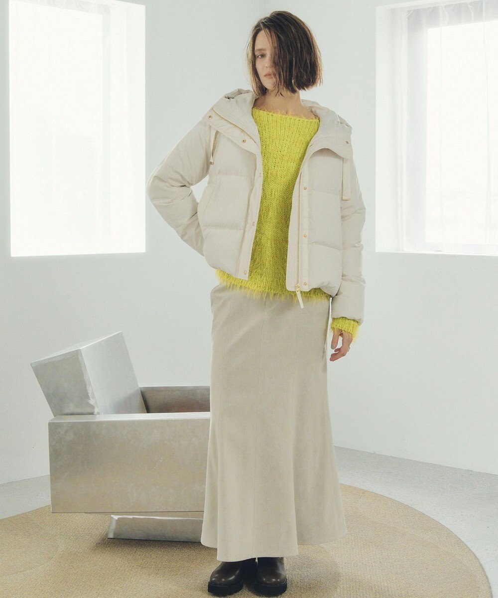 YECCA VECCA フェザーMIXロービングニット 