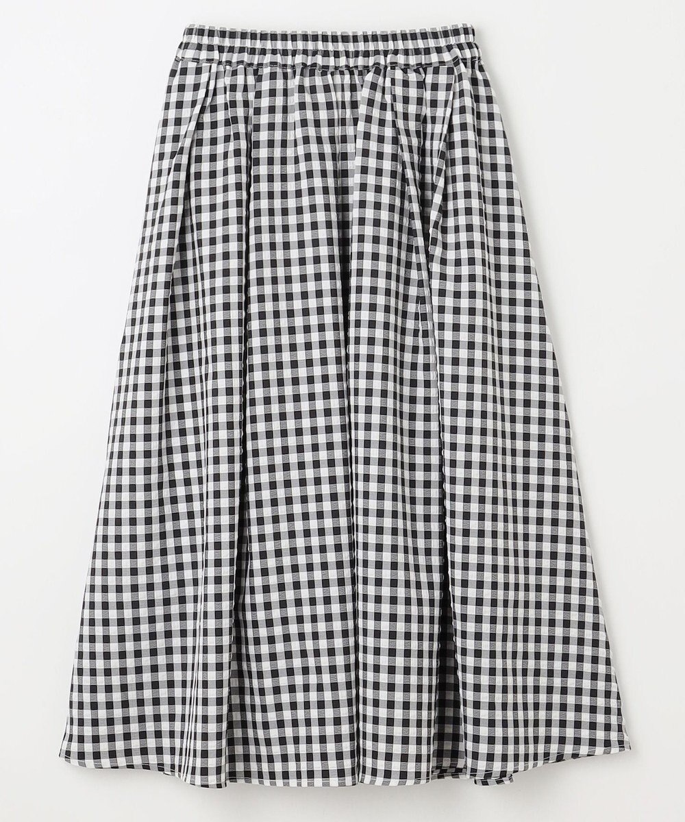 ANY 【ウエストゴム】ギンガムフレアスカート 