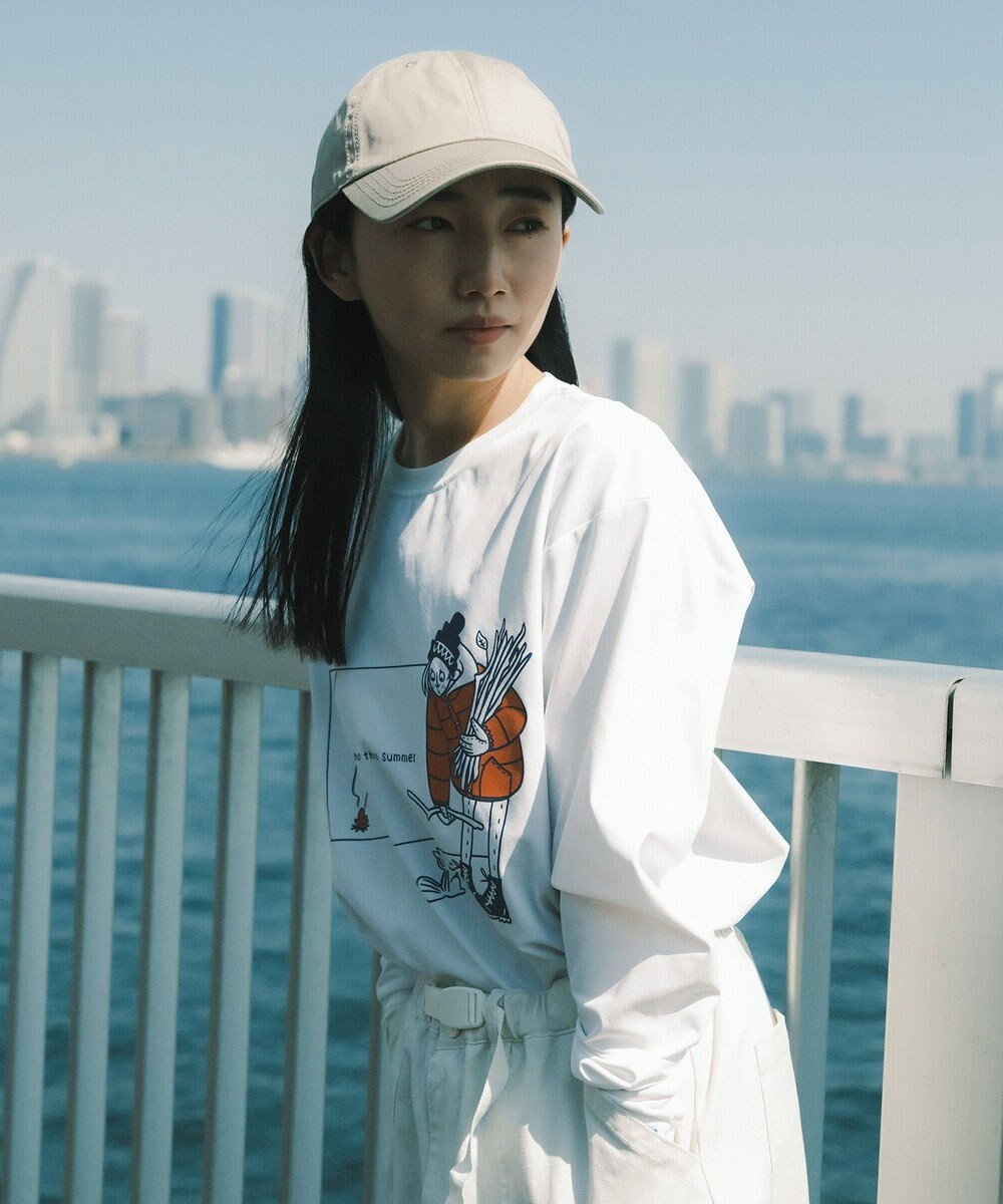 SHARE PARK LADIES 【LADIES】吸水速乾 フロントプリントTシャツ 