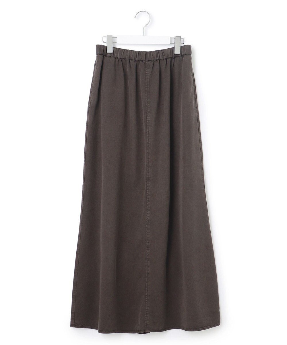 23区 L 【SLOW/一部店舗限定】ガーメントツイル セミフレア スカート 