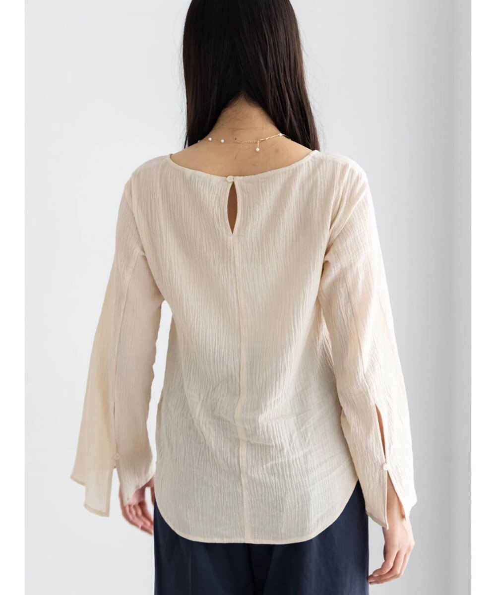 Te chichi クレープフレアスリーブブラウス【AOYAMA FASHION ASSOCIATION × Te chichi】 