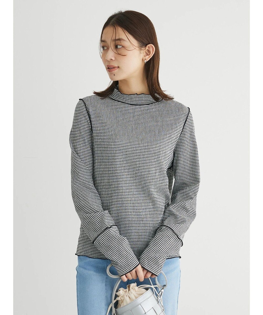 Green Parks 表面感ハイネックプルオーバー 