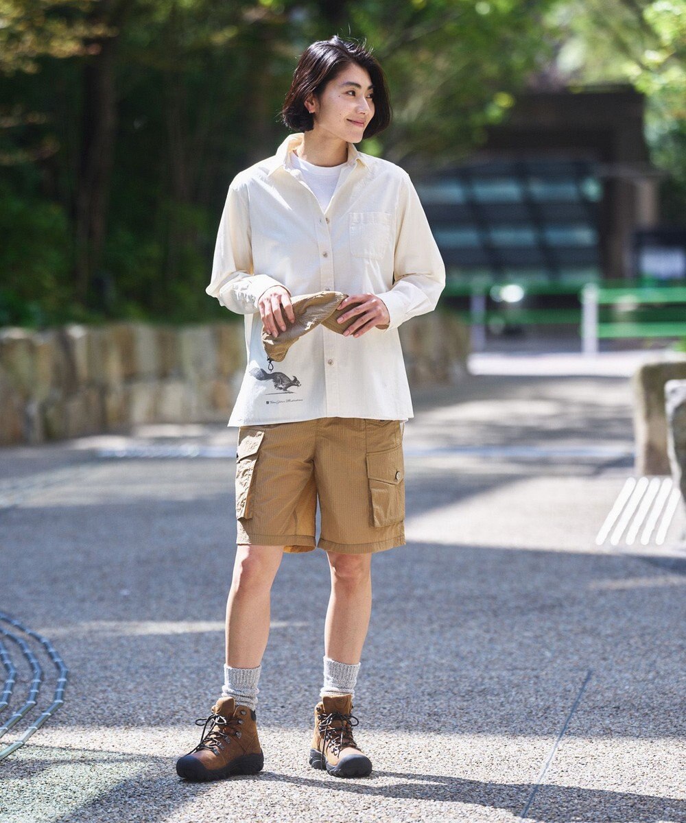 JOSEPH ABBOUD MOUNTAIN 【CREA掲載・ウエストストレッチ・ECO撥水・軽量】アウトドアイージーショーツ 